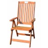 Skládací zahradní židle z masivu - borovicové dřevo