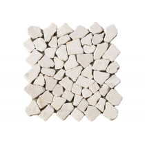 Obklad / dlažba z přírodního kamene - mozaika krémová, 1 m2