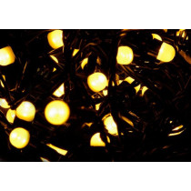 Vánoční osvětlení s MAXI LED diodami venkovní / vnitřní, teple bílá, 20 m