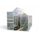 Polykarbonátový zahradní skleník 311x190x195 cm, posuvné dveře