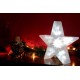 Vánoční výzdoba do bytu na baterie - svítící hvězda s LED diodami 35 cm