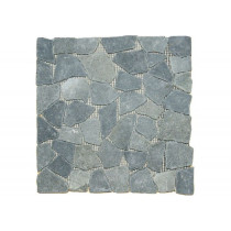 Obklad / dlažba - mozaika z přírodních oblázků, tmavě šedá, 1 m2
