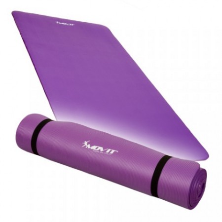 Gymnastická podložka fialová na jógu a cvičení, 190 x 60 x 1,5 cm