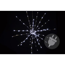 Vánoční svítící hvězda venkovní / vnitřní, 120 LED, 60 cm