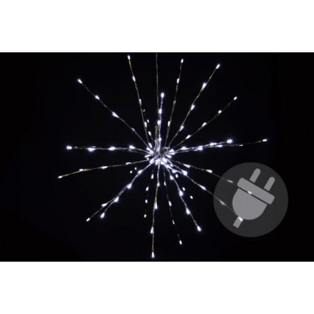 Vánoční svítící hvězda venkovní / vnitřní, 120 LED, 60 cm