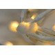 Vánoční výzdoba vnitřní, svítící sněhové vločky s LED, 48 ks