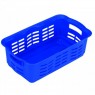 Plastový úložný košík na drobnosti, malý, modrý