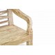 Ozdobná dřevěná zahradní lavice, tvrdé týkové dřevo, 115 cm