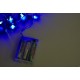 Řetěz na vánoční stromek modrý, 20 LED, 3m