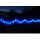 Světelný LED řetěz venkovní / vnitřní, hvězdy, modrá, 4 m