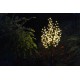 Ozdobný umělý strom se svítícími květy venkovní / vnitřní, 150 cm