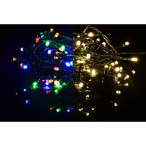 Vánoční LED řetěz venkovní / vnitřní, změna barev, 19,9 m