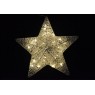 Vánoční dekorace do bytu - svítící hvězda na baterie, 35 cm