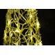 Svítící akrylový kužel - vánoční dekorace do bytu / na zahradu, 60 cm