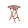Menší 8 - úhelníkový stolek na zahradu / terasu, týkové dřevo