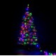 Vánoční řetěz na stromeček venkovní / vnitřní, barevný, 10 m