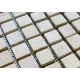 Obklad / dlažba - mozaika z leštěného mramoru, krémová,1 ks