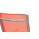 Sestava hliníkového zahradního nábytku 7 ks, šedá / oranžová