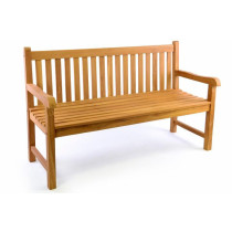 Zahradní lavice pro 3 osoby, 150 cm, teakové dřevo