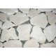Obklad / dlažba - mozaika z přírodního kamene- šedivý mramor, 1 m2