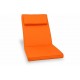 Polstr na židli voděodolný, pratelný potah, oranžový