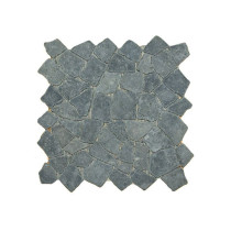 Obklad / dlažba- mozaika andezit černá / šedá, 1 m2