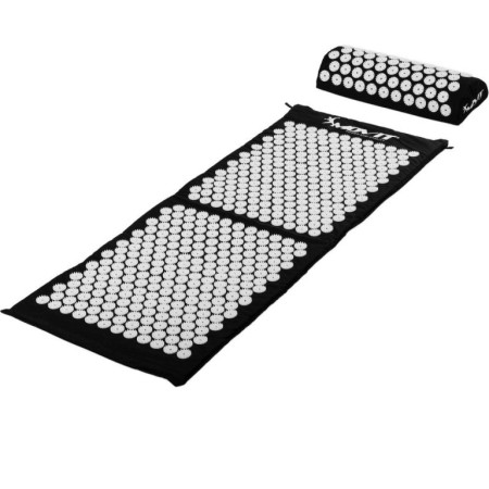 Akupresurní podložka, přenosná taška, 130x50x2,5 cm, černá