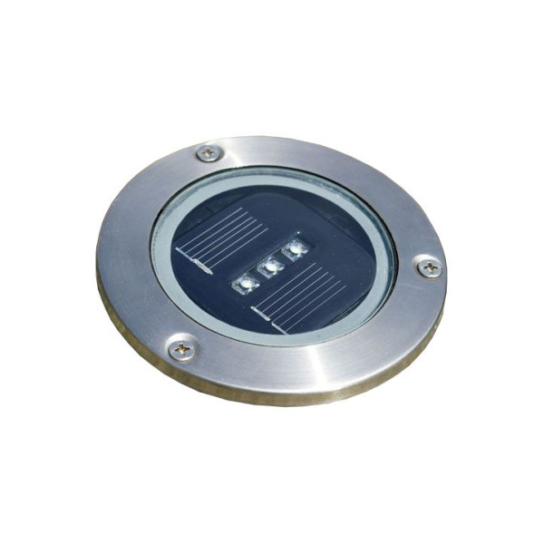 4 ks zapuštěné solární světlo- kulaté, voděodolné