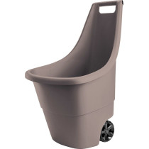 Venkovní plastový vozík se 2 kolečky pro převoz materiálu, 50 l