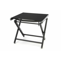 Menší lehká skládací stolička, textilní potah, antracit / černá