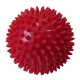 Masážní míček- ježek, 7,5 cm, červený