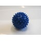 Masážní míček- ježek, průměr 7,5 cm, modrý