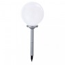 Solární lampa- zapichovací koule, bílá, průměr 20 cm