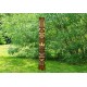 Dřevěný totem ručně vyřezávaný 2, 150 cm