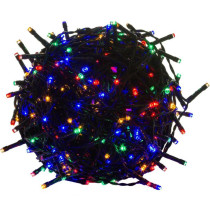 Vánoční LED řetěz voděodolný, exteriér / interiér, 50 LED diod, 5 m, barevný