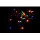 Vánoční řetěz s minižárovkami vnitřní, barevný, 9,8 m
