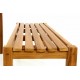 Dřevěný masivní nábytek na zahradu / terasu, stůl + lavice