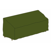 Ochranná plachta na zahradní lavici, zelená, 180 x 62 x 90 cm