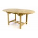 Venkovní stůl z masivního teakového dřeva, rozkládací, 120 - 170 cm