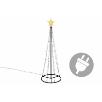 Velká vánoční světelná dekorace- světelný kužel venkovní / vnitřní, 180 cm