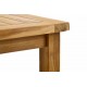 Malý masivní dřevěný stolek, teakové dřevo, 50x50 cm