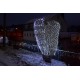 Vánoční světelný závěs venkovní / vnitřní, studená bílá, 1,8 x 2,3 m