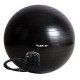 Velký nafukovací míč pro cvičení a fyzioterapie, vč. pumpy, černý, 85 cm