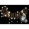 Vánoční řetěz- drát se svítícími mini LED diodami, vnitřní, časovač, 10 m