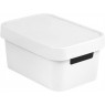 Plastová krabice pro uložení věcí v domácnosti, bílá, 4,5 L