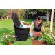 Plastový zahradní vozík na zahradu / do domácnosti, 2 kolečka, 55 L