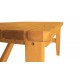 Pevný zahradní masivní stůl dřevěný, lakovaný- 4 odstíny, 160 cm