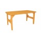 Pevný zahradní masivní stůl dřevěný, lakovaný- 4 odstíny, 160 cm