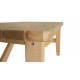 Venkovní stůl obdélníkový z masivního dřeva, nelakovaný, 160 cm