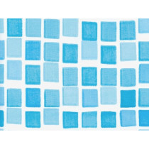 Fólie pro bazény Orlando 3,66x0,9 m, světle modrá mozaika